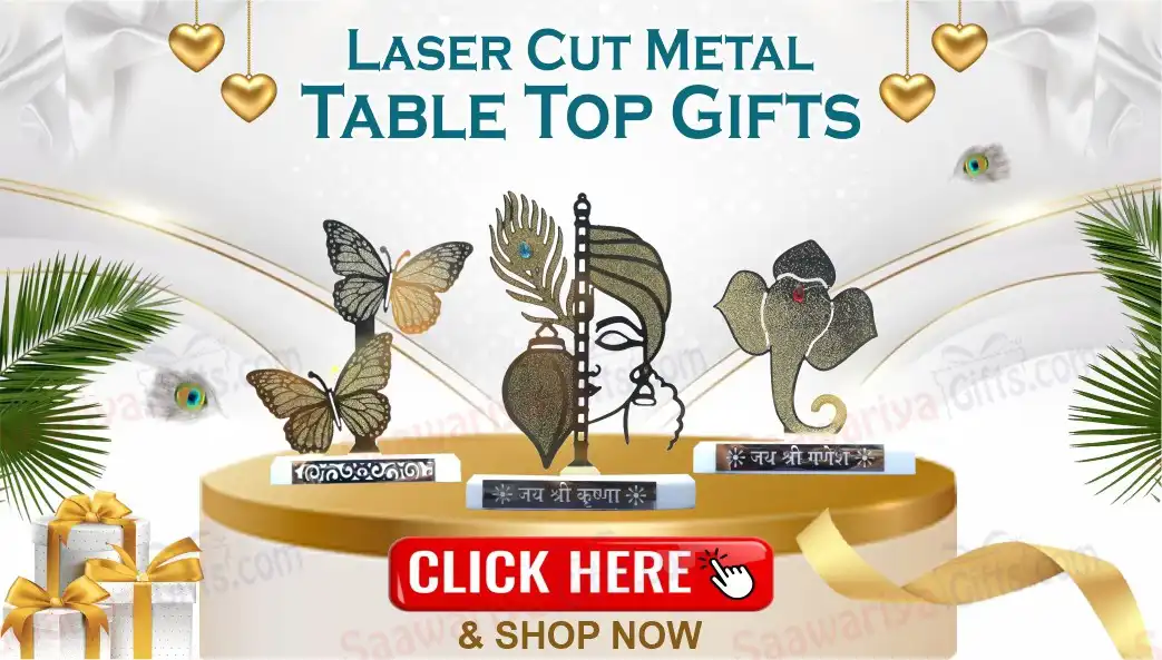 Laser Cut Metal Table Top Gifts